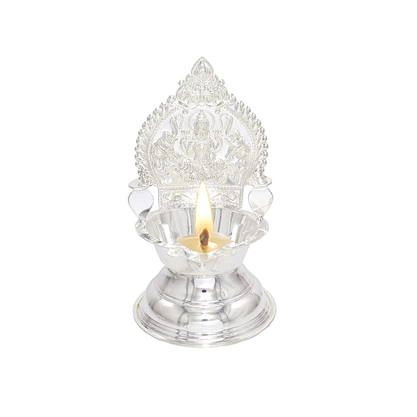 Silver Kamakshi Diya (38 grams)