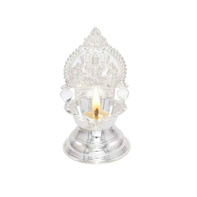 Silver Kamakshi Diya (38 grams)