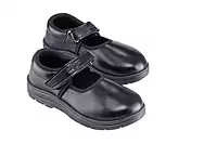 Lancer Girls' Black School Uniform Shoes