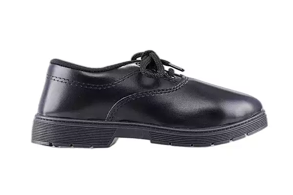 Lancer Tango Kids' Black School Uniform Shoes with Laces