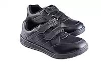 Lancer Black Double Velcro Uniform Shoes