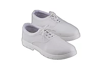 LANCER White Lace-Up School Uniform Shoes