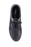 Lancer Black Lace-Up School Uniform Shoes
