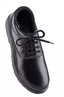 Lancer Black Lace-Up Uniform Shoes
