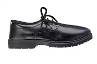 Lancer Black Lace-Up Uniform Shoes