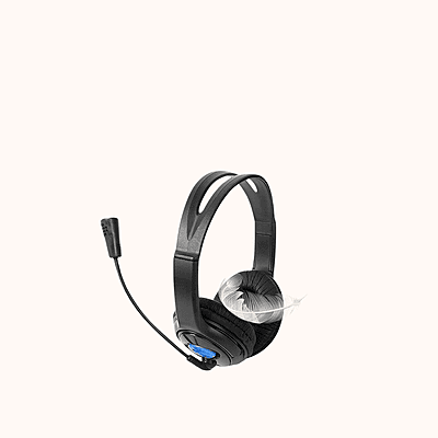 LAPCARE| Adjustable Headset( LWS004 Black )