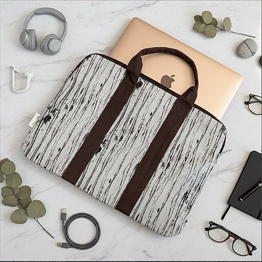 LAPTOP BAG SAGE PRINT 16"