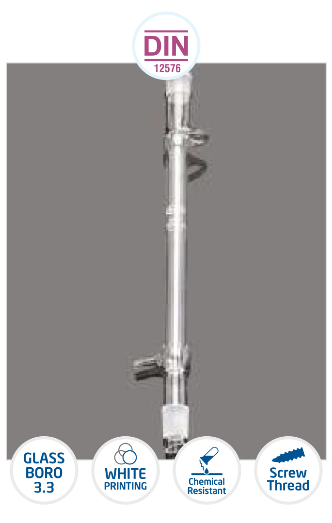 Leibig Condenser 250mm Length S24/29, C24/29 Screw Thread connector GC