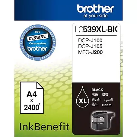 Brother LC539XLBK Ink Cartridge