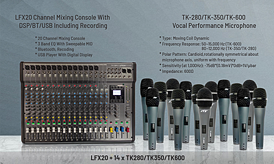 LFX20 + 14 X TK-280/TK-350/TK-600 (Mix Combo)