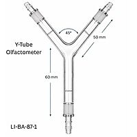 Y-Tube Olfactometer - Stem-10mm | Arm-10mm