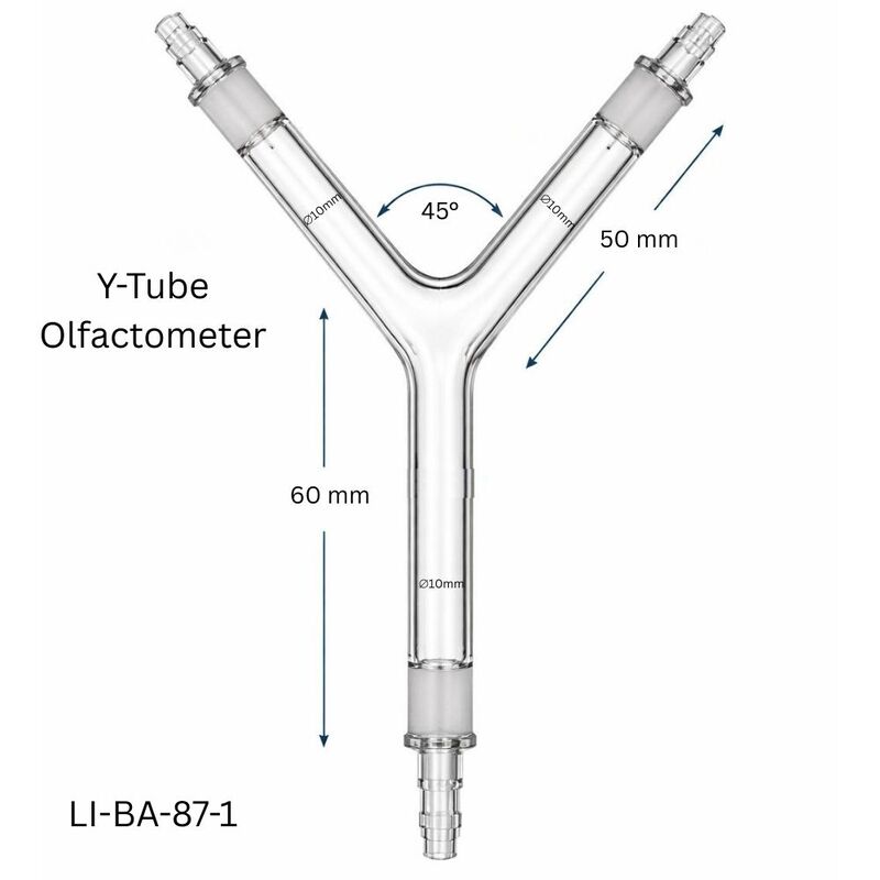 Y-Tube Olfactometer - Stem-10mm | Arm-10mm