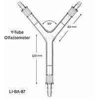 Y-tube Olfactometer- Stem-25mm | Arm-25mm