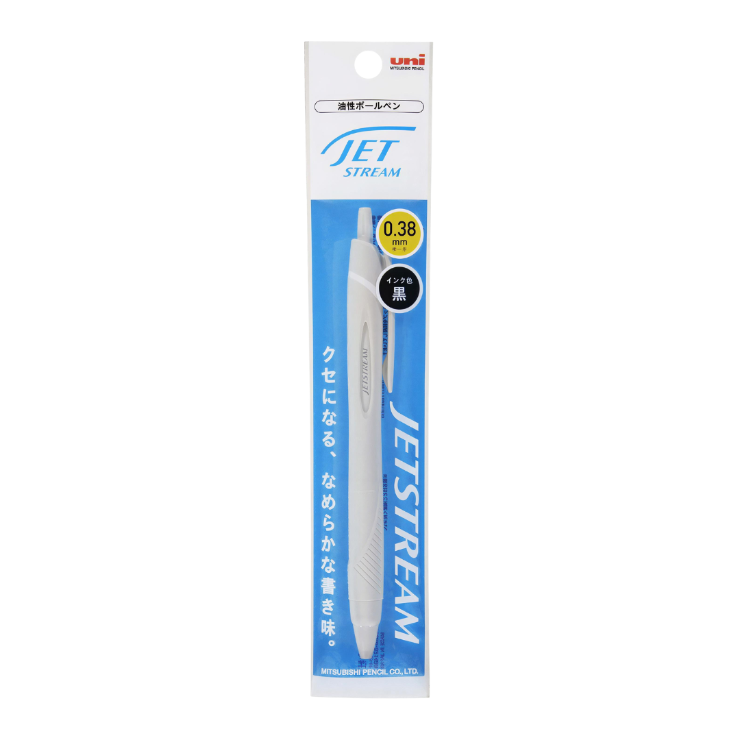Mitsubishi Pencil|Ballpoint Pen|0.38mm|Black Ink|Jetstream Standard|Poly Pack|SXN-150-38 1P| grey