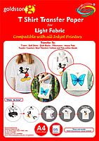 T Shirt Transfer Inkjet Photo Paper for Light Fabrics A4/5 Sheets T Shirt Transfer Inkjet Photo Paper for Light Fabrics A4/5 Sheets