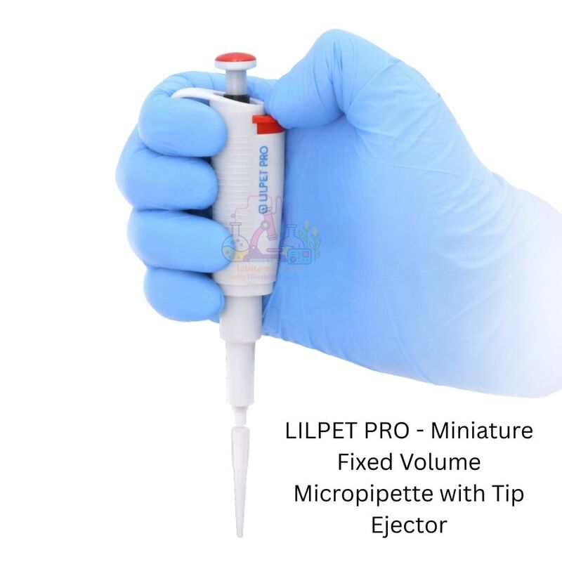 LILPET PRO - Miniature Fixed Volume Micropipette with Tip Ejector