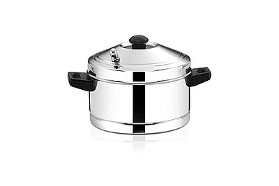 LLM Deluxe Stainless Steel Idly Cooker| Idly Maker | Silver