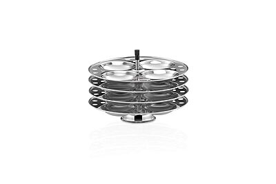 LLM Deluxe Stainless Steel Idly Cooker| Idly Maker | Silver