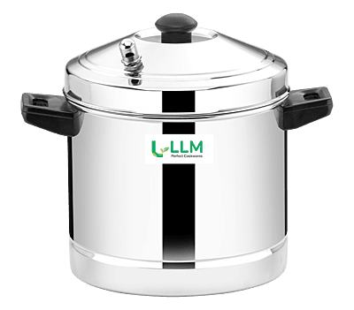 LLM Deluxe Stainless Steel Idly Cooker| Idly Maker | Silver