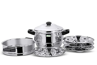 LLM Stainless Steel Multi Purpose Steamer and Idli Maker 2 Litre