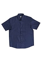 Premium Blue Satin Cotton Shirts