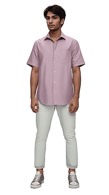 Premium Pink Satin Cotton Shirts