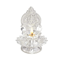 Silver Lotus Kamatchi Diya