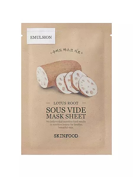 SKINFOOD LOTUS ROOT SOUS VIDE MASK SHEET
