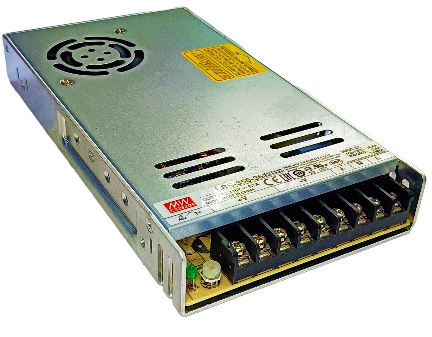 LRS-350-36 Mean Well 36V 9.7A 349.2W Metal Power Supply SMPS