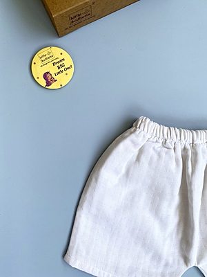 Muslin Cotton Short-Sleeve Set