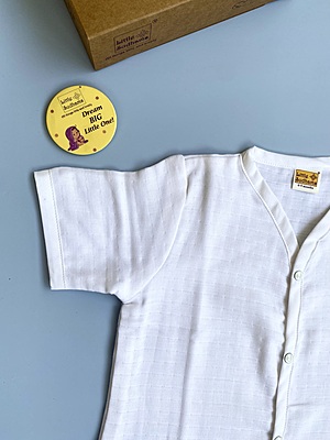 Muslin Cotton Short-Sleeve Set