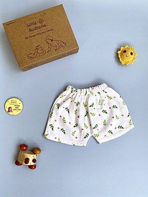 Muslin Cotton Short-Sleeve Set