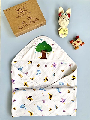 Muslin Cotton New-Born Baby Gift Set