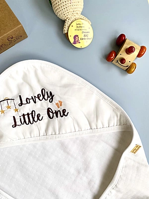 Muslin Cotton Hooded Baby Bath Towel