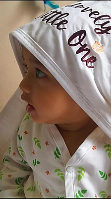 Muslin Cotton Hooded Baby Bath Towel