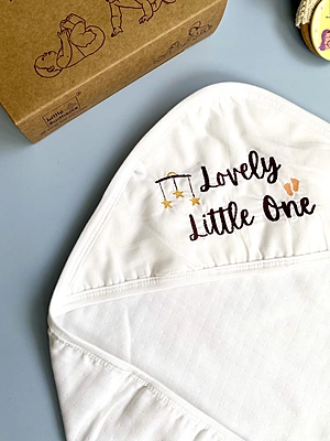 Muslin Cotton Hooded Baby Bath Towel