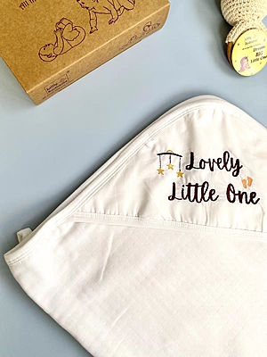 Muslin Cotton Hooded Baby Bath Towel
