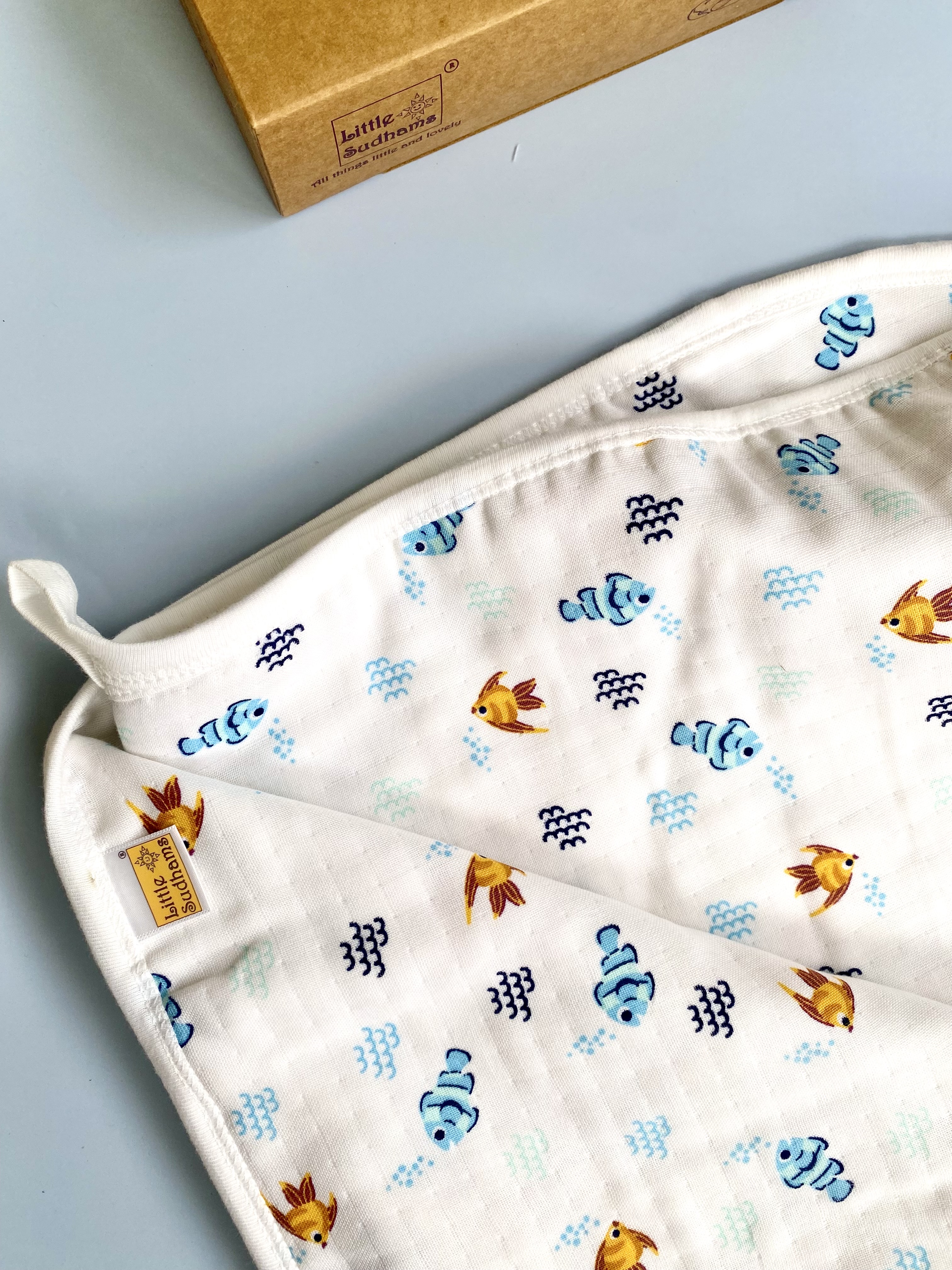 Muslin Cotton New-Born Baby Gift Set