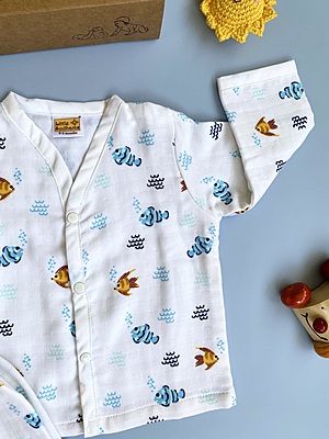 Muslin Cotton Full-Sleeve Set