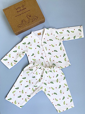 Muslin Cotton Full-Sleeve Set