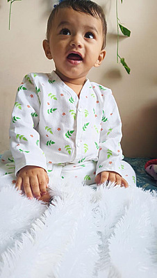 Muslin Cotton Full-Sleeve Set