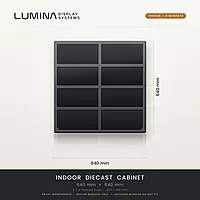Aluminium Diecast 640 x 640 (8 magnets)