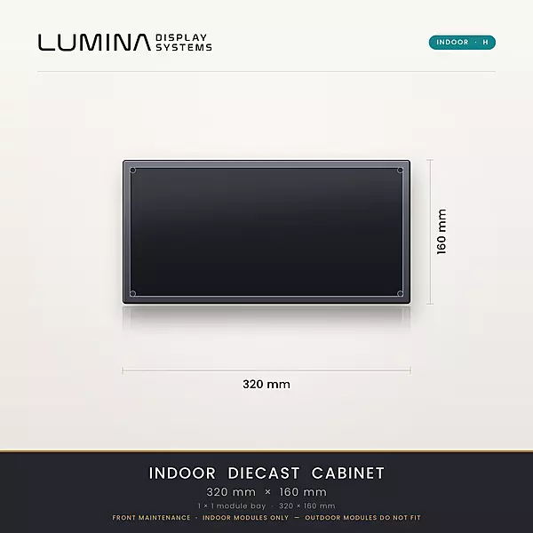 Aluminium Diecast Indoor 320x160H Lot1