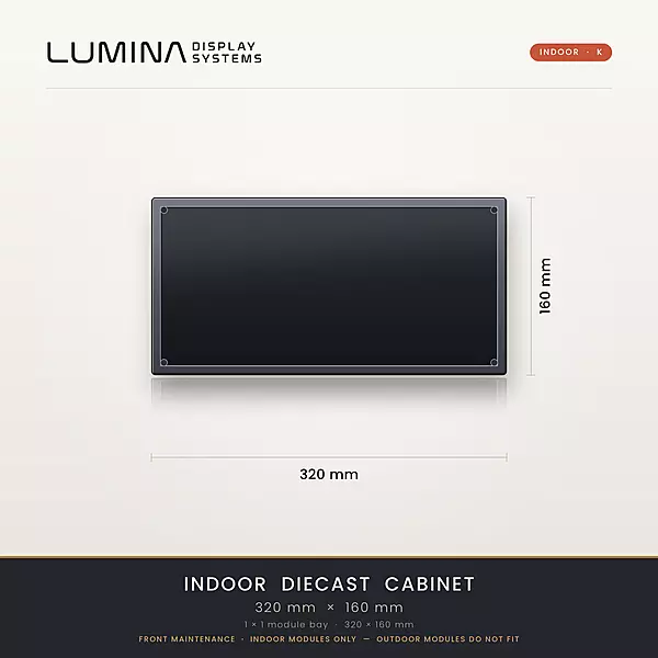 Aluminium Diecast Indoor 320x160K Lot1