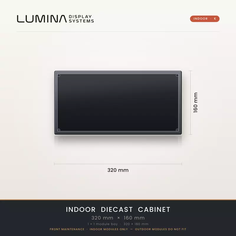 Aluminium Diecast Indoor 320x160K Lot1