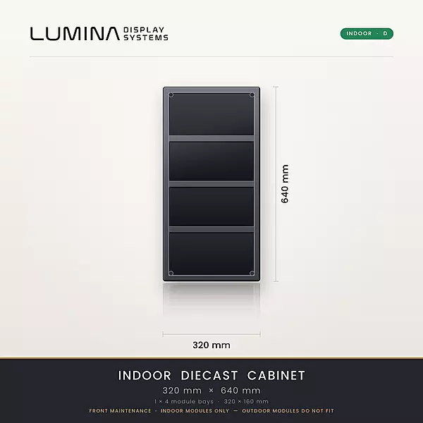 Aluminium Diecast Indoor 320x640D Lot1