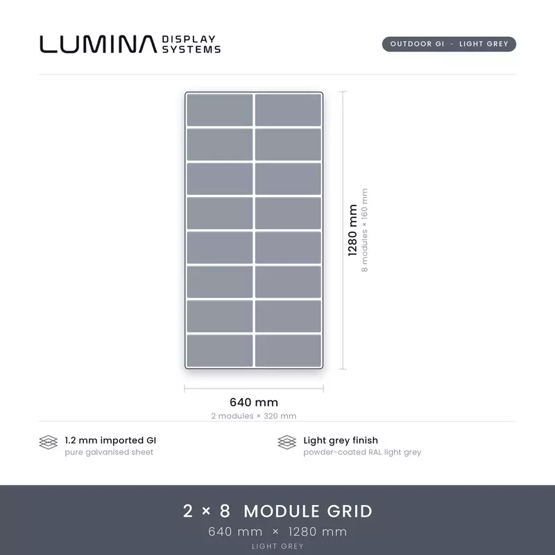 MS CABINET 640 MM X 1280 MM - LG