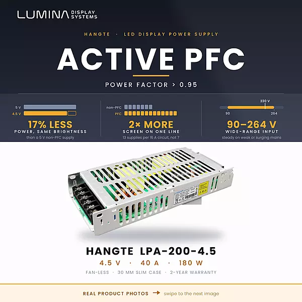 Hangte LPA-200-4.5 4.5V 200W powersupply