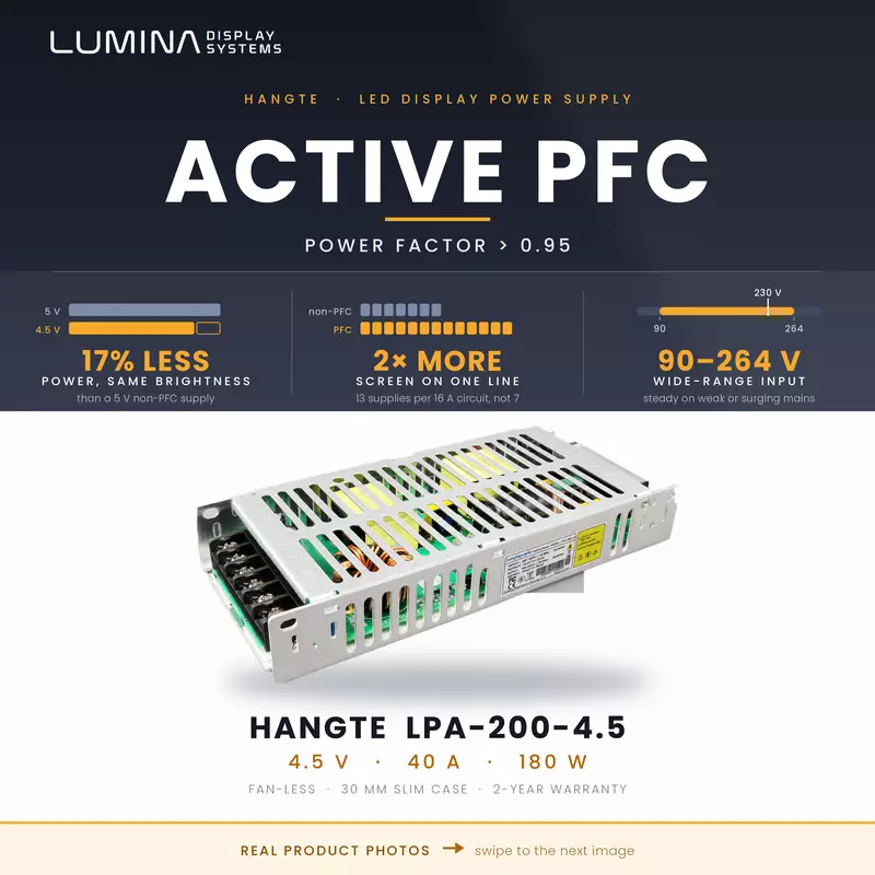 Hangte LPA-200-4.5 4.5V 200W powersupply