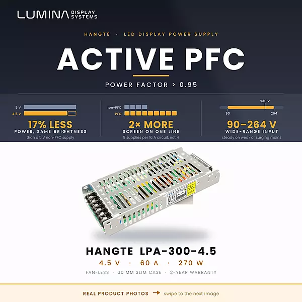 Hangte LPA-300-4.5 4.5V 300W powersupply